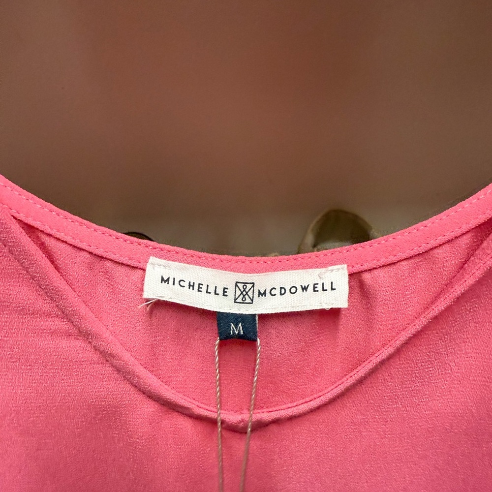 Pink Ruffled Women's Top - Picture 4 of 4